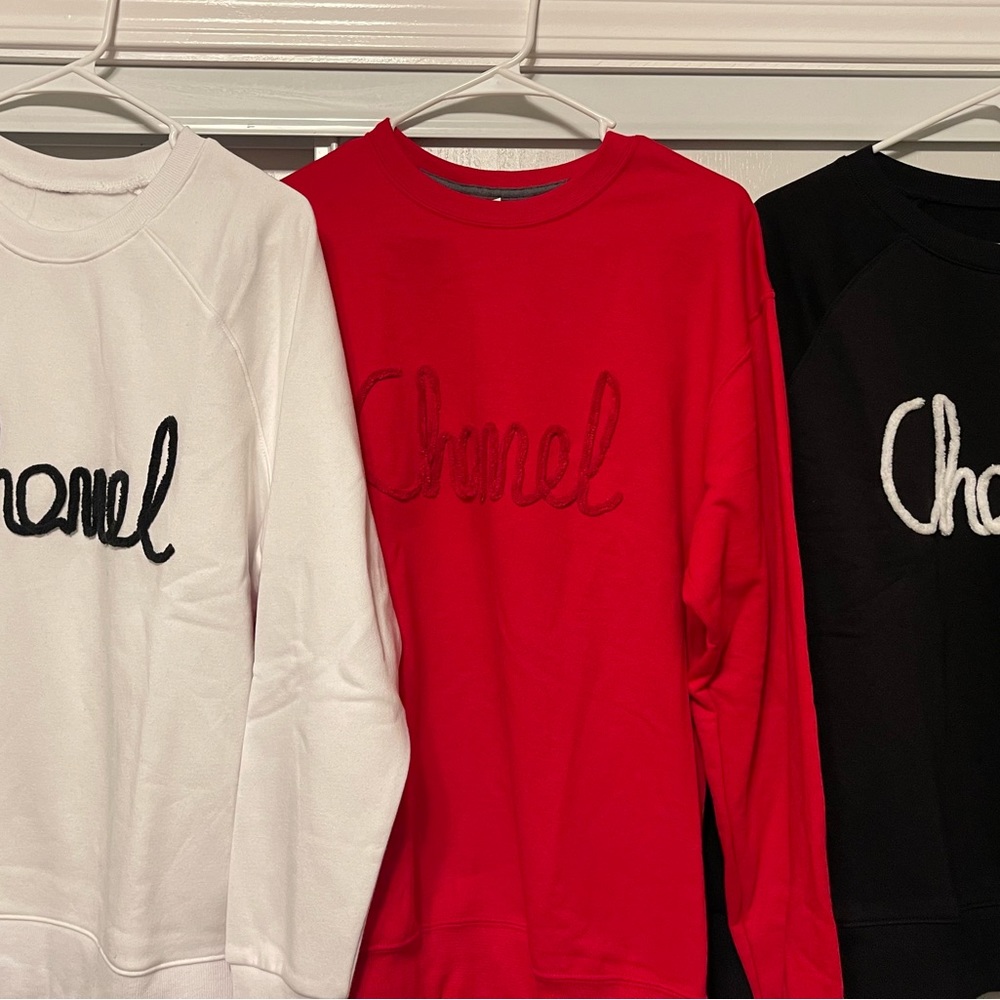 Handcrafted Inspired Sweatshirt -Red - Picture 3 of 4
